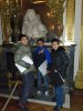 3 CM2 devant le buste de Louis XIV